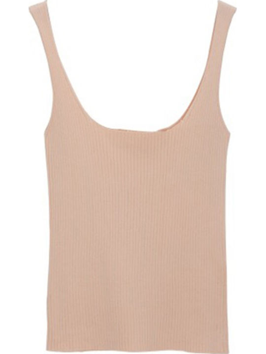 Damen Bluse mit Spaghetti-Träger Geprüft Beige 57424 FDE0
