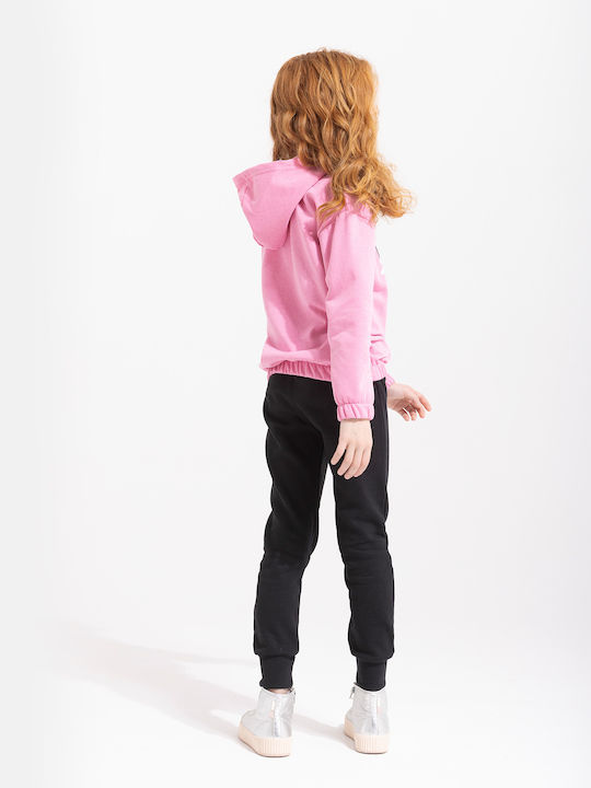 Kinder Trainingsanzüge Mit Bluse Rosa Mit Schwarz