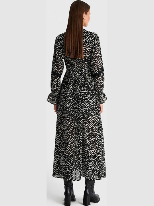 Midi Damenkleid Schwarz