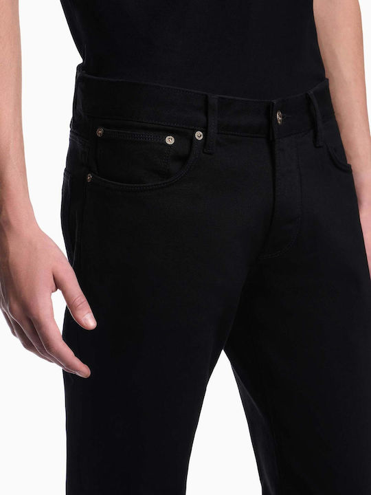 Men's Slim Fit Black Jeans Pants