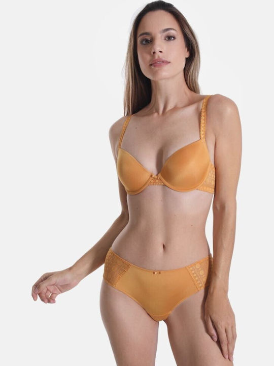 Gold Σουτιέν Push Up με Μπανέλες