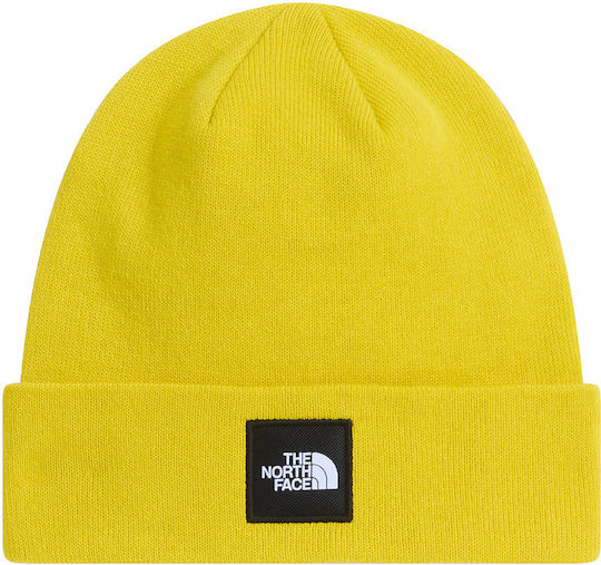 Dock Worker Recycled Beanie Männerschlaufeinfach Strickmütze in Gelbe Farbe