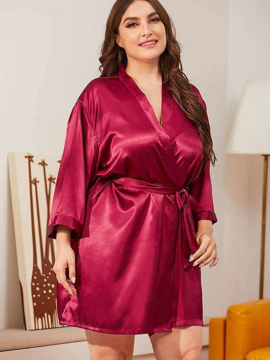 Intimonna Winters Damen Robe Burgundisch