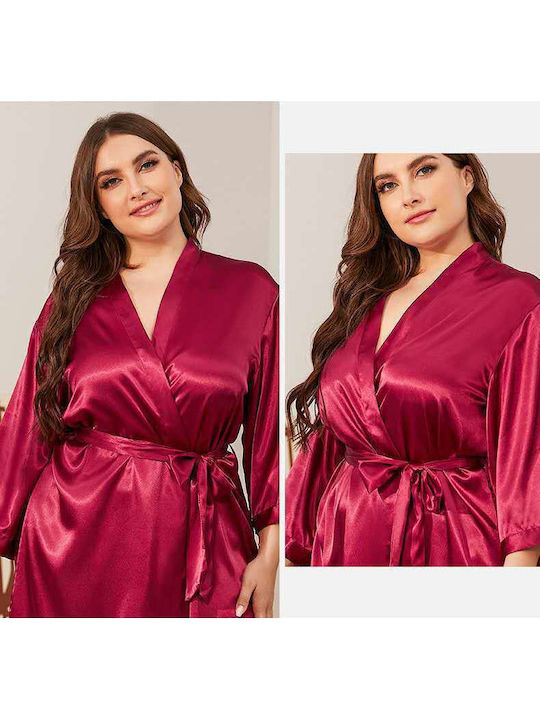 Intimonna Winters Damen Robe Burgundisch