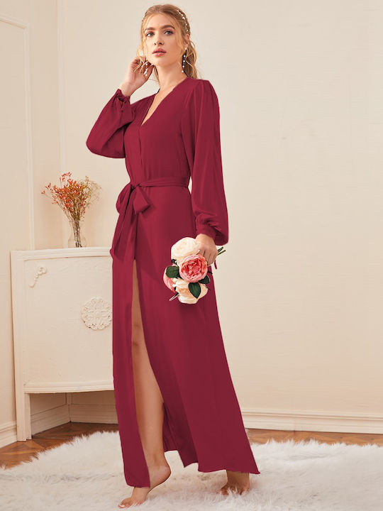Intimonna Winter Damen-Robe Rot