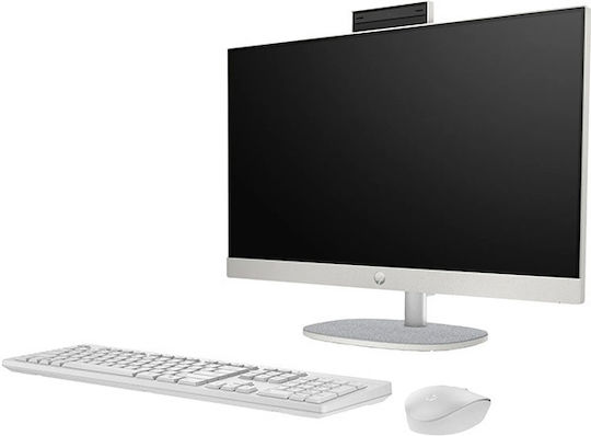 HP All-in-one 24 23.8" (i5-1335U/16GB/512GB SSD/FHD/No OS) webcam White US
