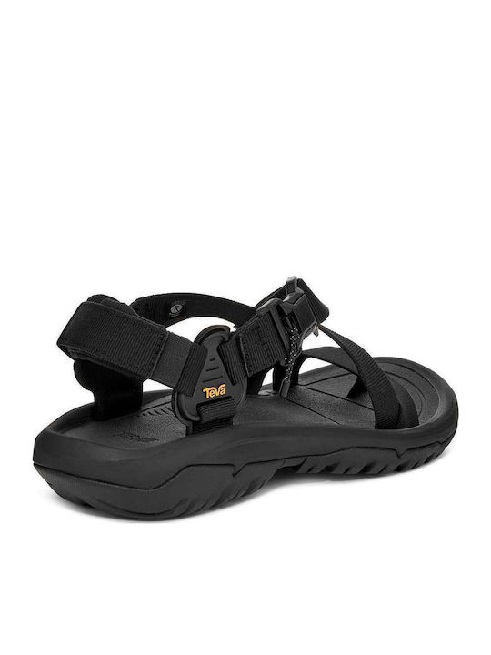 Women's Flat Sandals Sporty in Black Color