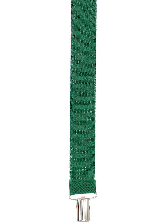 Breteli Pentru Copii ButicCochet Cu Închizători Metalice 25 Mm Verde Închis Br491