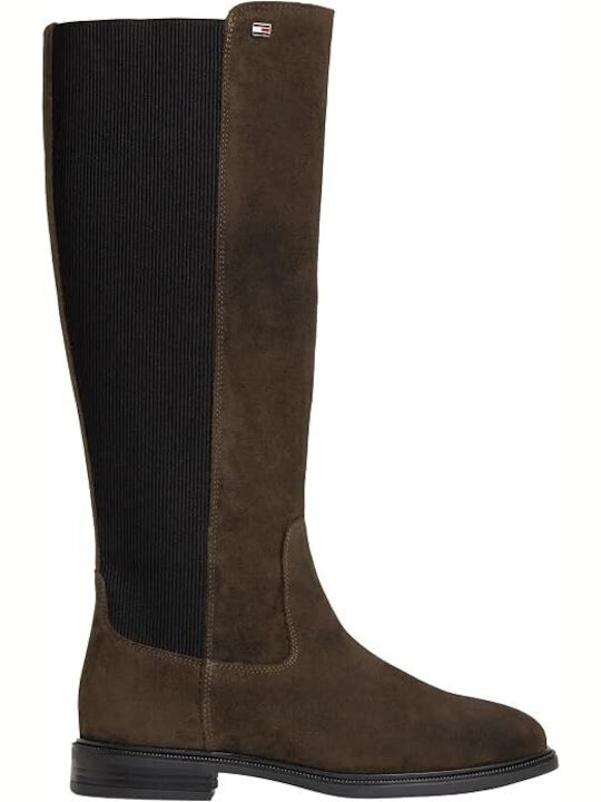 Suede Women's Boots Brown