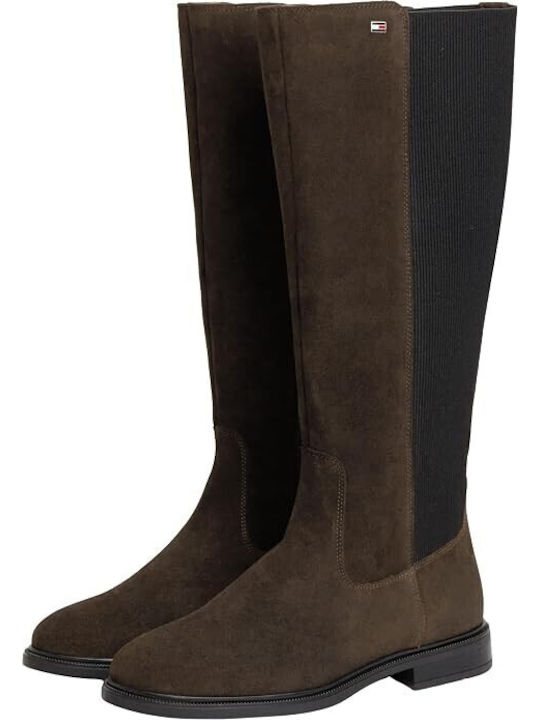 Suede Women's Boots Brown