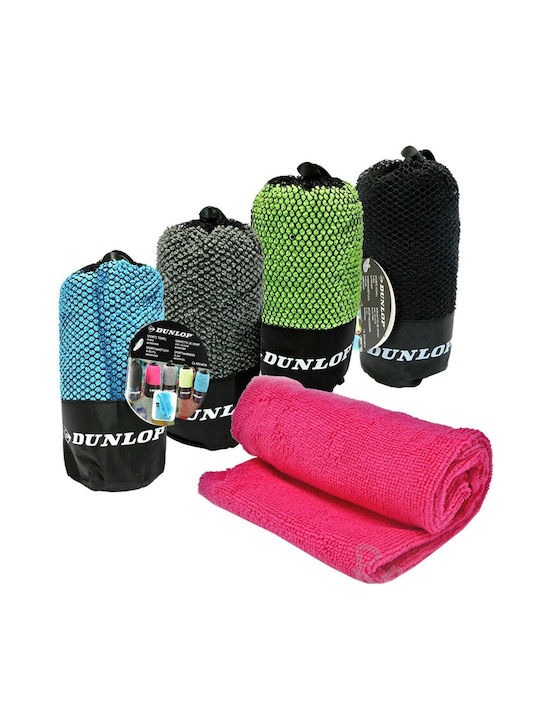 Dunlop Πετσέτα Γυμναστικής Μικροΐνες 80x40cm Γυμναστήριο & Άθληση Θήκη Διαθέσιμη Διάφορα Χρώματα 02837554