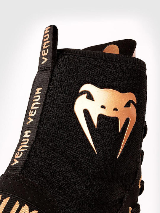 Venum High Women's Black Boxing Shoes