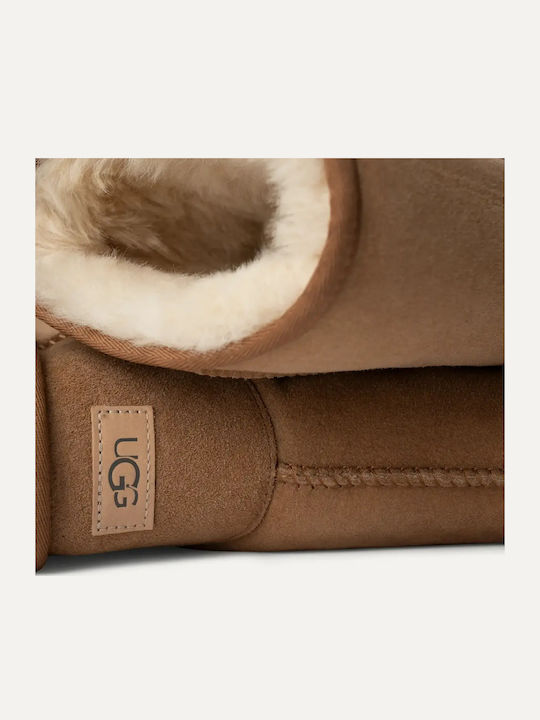 Classic Tall II Suede Γυναικείες Μπότες Χιονιού Chestnut