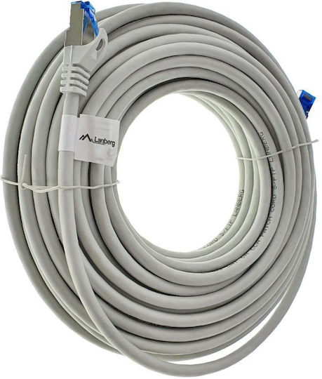 Lanberg S/FTP Kat.6a (Gigabit) Netzwerkkabel Ethernet 15m Graues