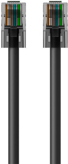 Belkin U/UTP Cat.6 (Gigabit) Καλώδιο Δικτύου Ethernet Μαύρο