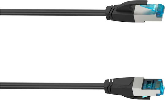 HAMA S/FTP Кат.6 (Gigabit) Мрежов Кабел Ethernet 1.5м Черен