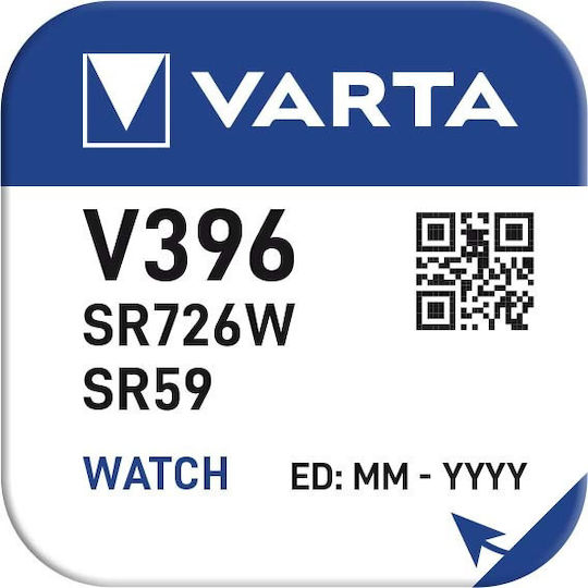 Varta V396 Batterie Silber-Oxid für Uhren SR59 1.55V 1Stück