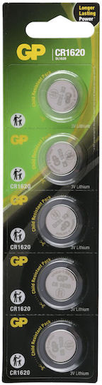 GP Batteries Batterie Lithium für Uhren CR1620 3V 1Stück