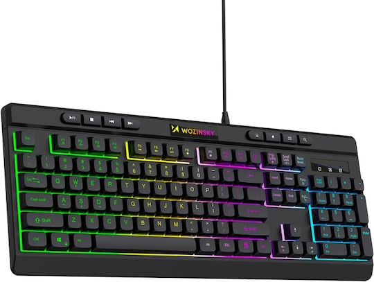 Wozinsky WKG-1044 Tastatură de Gaming cu Iluminare RGB Engleză Internațională