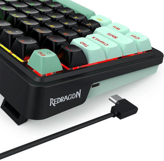 Redragon EISA K686BG-RGB-M Gaming Μηχανικό Πληκτρολόγιο με Magnetic διακόπτες και RGB φωτισμό (International English)