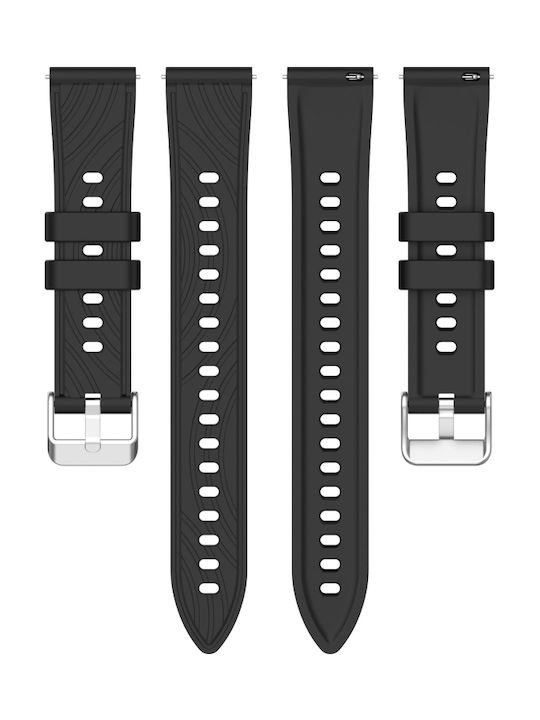 Silicone Gummi-Armband Graues 20mm