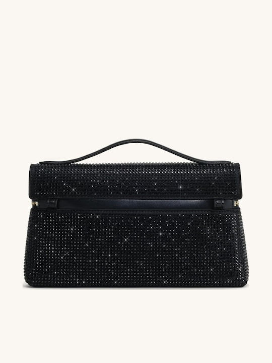 Fabric Women's Handbag Shoulder Black