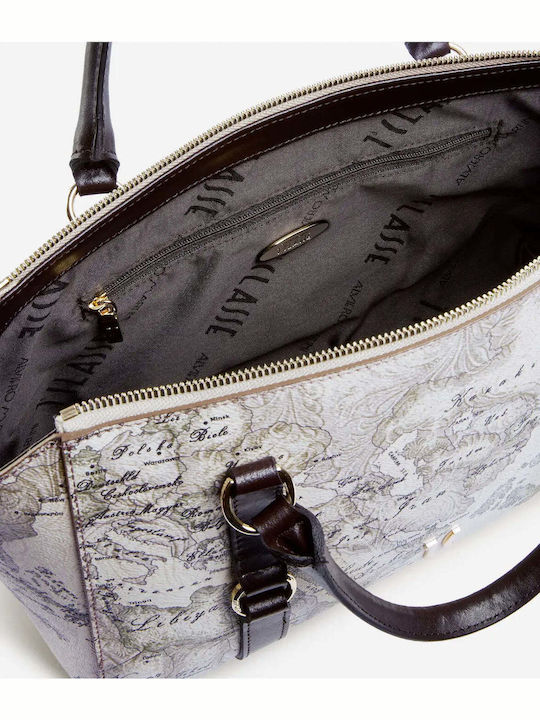 Υφασμάτινη Γυναικεία Tote Τσάντα Μπεζ