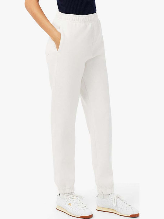 Lacoste Παντελόνι Φόρμας Offwhite