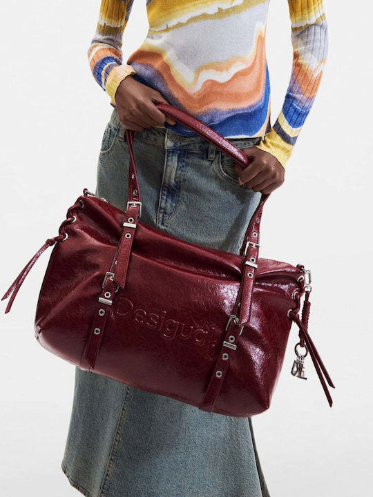 Damen Set Damen Handtaschen Schulter Rote