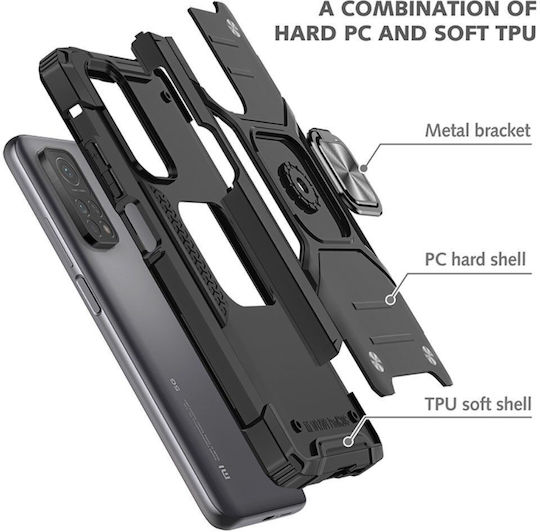 Калъф Armor Ringstand Зелен Xiaomi Redmi Note 12 4G