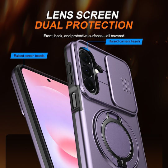 SSCase Back Cover Plastic Purple Galaxy A27