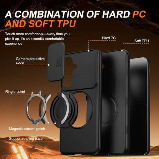 SSCase Back Cover Plastic Black Galaxy A27