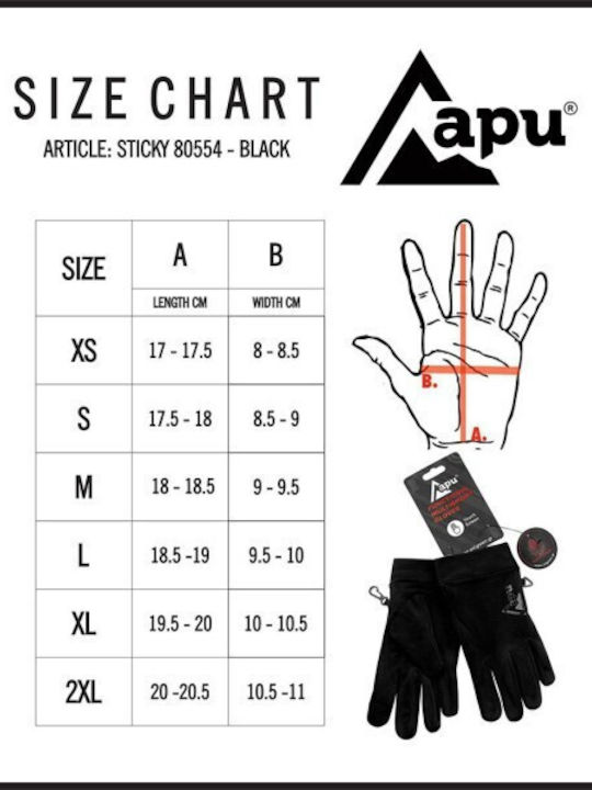 Schwarze Handschuhe