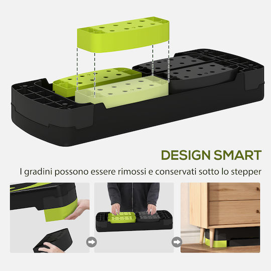 HomCom Aerobic Stepper με Ρυθμιζόμενο Ύψος