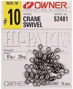 Owner Crane Swivel 52481 Color N C Size 8