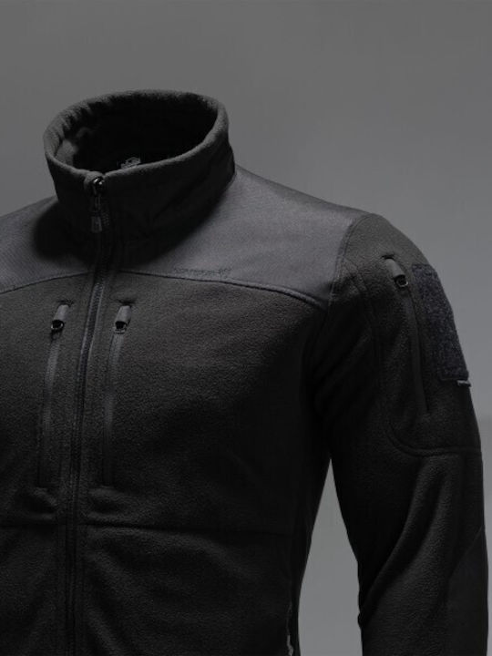 Pentagon Nestor Wasserdichte Jagdjacke Fleece Schwarz