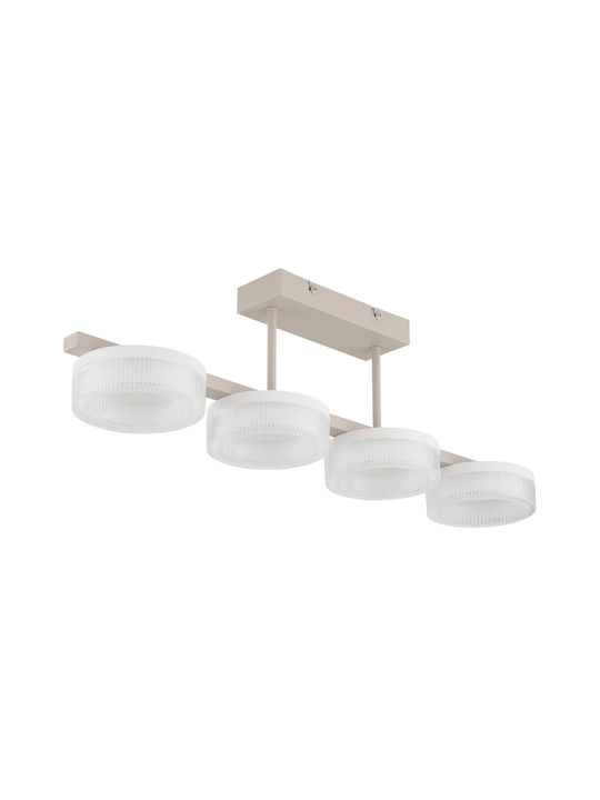 Globo Lighting Luminiță De Tavan Montată Bej Cu LED Integrat
