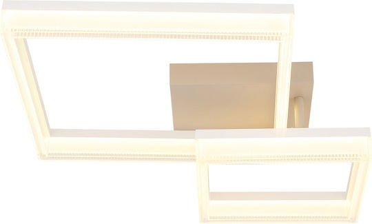 Globo Lighting Luminiță De Tavan Montată Bej Cu LED Integrat