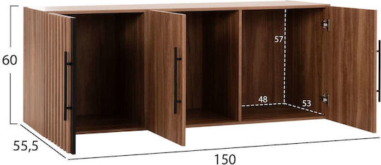 Freebox Schlafzimmermöbel-Set mit Matratze 160x200cm 6 Stück