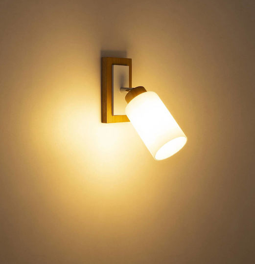 Globo Lighting Μονό Σποτ σε Καφέ Χρώμα