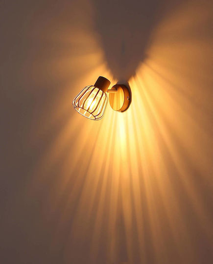 Globo Lighting Едно Таванно И Стенно Спот В Кафяв Цвят