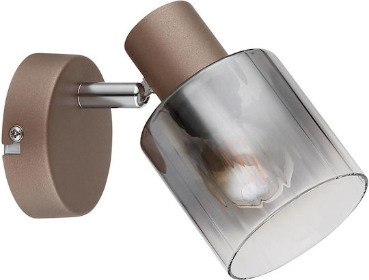 Globo Lighting Μονό Σποτ σε Καφέ Χρώμα Globo Lighting Μονό Σποτ σε Καφέ Χρώμα