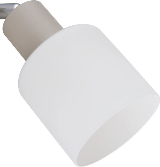 Globo Lighting Einzelne Decken- und Wandleuchte mit E14 Lampenbirnensockel in Beige Farbe