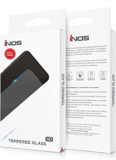 iNOS 0.33mm Full Face Tempered Glass Black (Realme C21Y / C25Y)