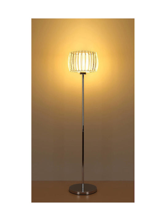 Globo Lighting Floor Lamp Silver