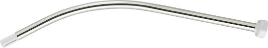 Wenko Duschvorhangstange U-förmig aus Aluminium Silber 90cm