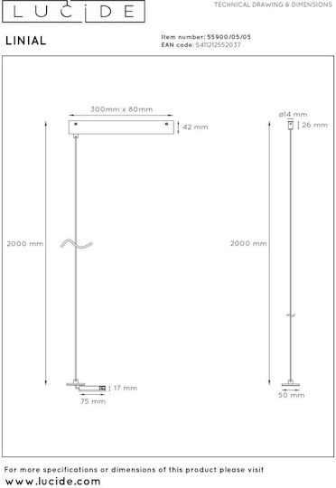 Lucide 55900-05-05 Linial Beitrag Champagne