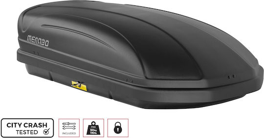Menabo Marathon Dachbox Für Autos 320lt Schwarze Matt Mit Geprägter Farbtextur
