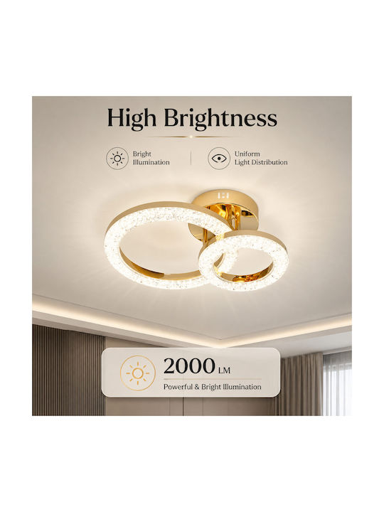 Lightplanet Plafonieră de Tavan cu LED Integrat și Telecomandă