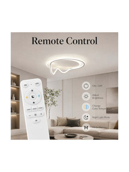 Lightplanet Plafonieră de Tavan cu LED Integrat și Telecomandă